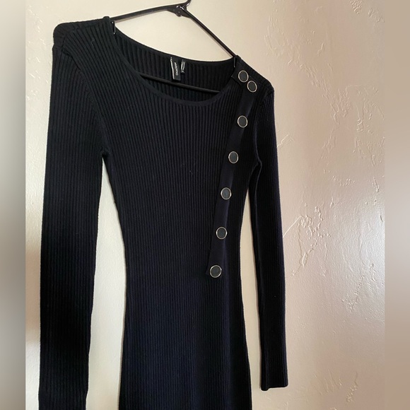 Marciano| xs| Black ribbed dress| nwot. - Picture 2 of 2